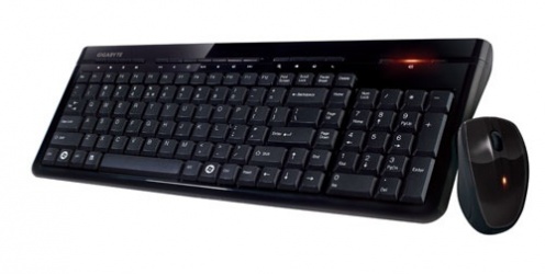 Kit de Teclado y Mouse Gigabyte KM7580, Inalámbrico, Negro 