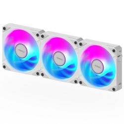 Ventilador Gigabyte EZ CHAIN FAN 120, 3x 120mm, 2000RPM, ARGB, Blanco  