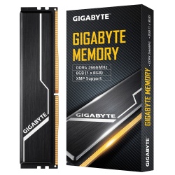 Memoria RAM Gigabyte DDR4, 2666MHz, 8GB, Non-ECC, CL16, XMP 