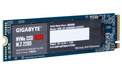 SSD Gigabyte NVMe, 128GB, PCI Express 3.0, M.2 