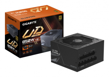 Fuente de Poder Gigabyte UD850GM PG5 V2 80 PLUS Gold ATX, Modular, 24-pin ATX, 12VHPWR, 120mm, 850W 