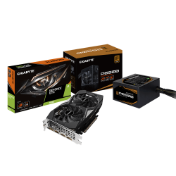 Gigabyte Revival Kit - Tarjeta de Video NVIDIA GeForce GTX 1660 Gaming OC, 6GB 192-bit GDDR5, PCI Express x16 3.0 + Fuente de Poder P650B 80 Plus Bronze 650W 