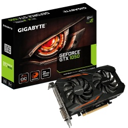 Tarjeta de Video Gigabyte NVIDIA GeForce GTX 1050 OC, 2GB 128-bit GDDR5, PCI Express x16 3.0 