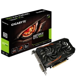 Tarjeta de Video Gigabyte NVIDIA GeForce GTX 1050 OC, 3GB 96-bit GDDR5, PCI Express 3.0 