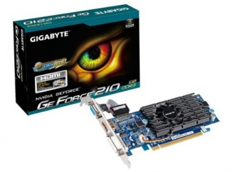Tarjeta de Video Gigabyte NVIDIA GeForce 210, 1GB 64-bit DDR3, PCI Express 2.0 