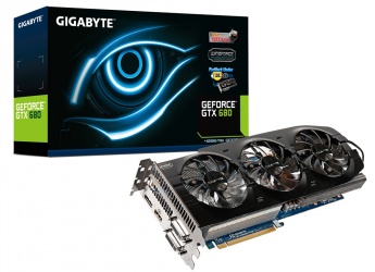Gigabyte NVIDIA GeForce GTX 680, 4GB GDDR5, 2DVI, HDCP, 3D Vision, PCI Express 3.0 