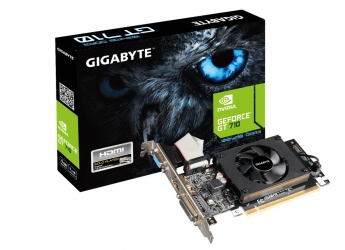 Tarjeta de Video Gigabyte NVIDIA GeForce GT 710, 1GB 64-bit DDR3, PCI Express 2.0 