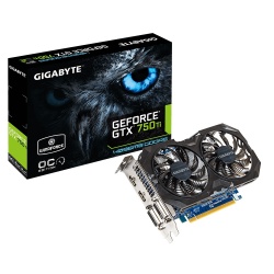 Tarjeta de Video Gigabyte NVIDIA GeForce GTX 750 Ti OC, 4GB 128-bit GDDR5, PCI Express 3.0 
