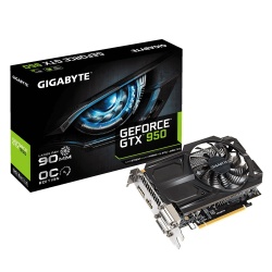 Tarjeta de Video Gigabyte NVIDIA GeForce GTX 950 OC, 2GB 128-bit GDDR5, PCI Express 3.0 