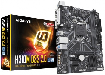 Tarjeta Madre Gigabyte Micro ATX H310M DS2 2.0, S-1151, Intel H310, 32GB DDR4 para Intel ― Compatibles solo con 8va y/o  9va Generación (Revisar modelos aplicables) 