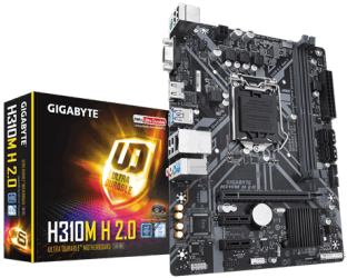 Tarjeta Madre Gigabyte Micro ATX H310M H 2.0 (Rev. 1.0), S-1151, Intel H310, HDMI, 32GB DDR4 para Intel ― Compatibles solo con 8va y/o  9va Generación (Revisar modelos aplicables) 