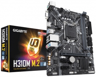 Tarjeta Madre Gigabyte Micro ATX H310M M.2 (rev. 1.0), S-1151, Intel H310, HDMI, 32GB DDR4 para Intel ― Compatibles solo con 8va y/o  9va Generación (Revisar modelos aplicables) 