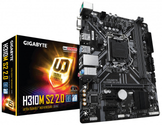 Tarjeta Madre Gigabyte H310M S2 2.0 (rev. 1.0), S-1151, Intel H310, 32GB DDR4 para Intel ― Compatibles solo con 8va y/o  9va Generación (Revisar modelos aplicables) 