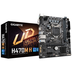 Tarjeta Madre Gigabyte Micro-ATX H470M H, S-1200, Intel H470 Express, HDMI, 64GB DDR4 para Intel 