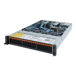 Servidor Gigabyte R282-Z92 (rev. 100), AMD EPYC 7002, máx. 128GB DDR4, Rack 2U (Barebone) - no Sistema Operativo Instalado 