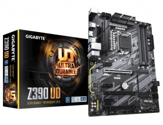 Tarjeta Madre Gigabyte ATX Z390 UD, S-1151, Intel Z390, HDMI, 64GB DDR4 para Intel ― Compatibles solo con 8va y/o  9va Generación (Revisar modelos aplicables) 