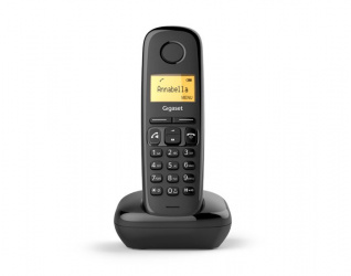 Gigaset Teléfono Inalámbrico DECT-A270, 1 Auricular, Negro 