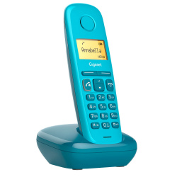 Gigaset Teléfono Inalámbrico DECT-A270, 1 Auricular, Azul 
