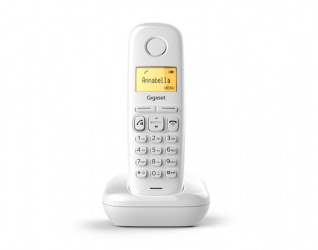 Gigaset Teléfono Inalámbrico DECT-A270, 1 Auricular, Blanco 