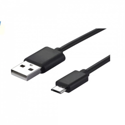 Gigatech Cable USB A Macho - Micro USB B Macho, 1 Metro, Negro 