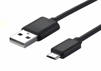 Gigatech Cable USB A Macho - Micro USB, 1.8 Metros, Negro 