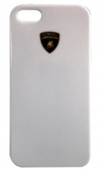 Ginga Funda para iPhone 5, Blanco, Diseño Lamborghini 