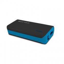 Cargador Portátil Ginga PowerBank, 2600mAh, Negro/Azul 