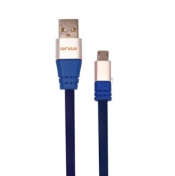 Ginga Cable USB A Macho - Micro USB B Macho, 1 Metro, Azul 