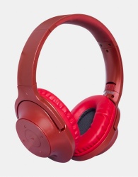 Ginga Audífonos con Micrófono GI18ADJ01BT-RO, Bluetooth, Alámbrico/Inalámbrico, 3.5mm, Rojo 