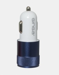 Ginga Cargador para Auto GI18BAL02-AZ, 5V, 1x USB 2.0, Azul/Blanco 