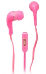 Ginga Audífonos Manos Libres IC14HF-ROS, Alámbrico, 3.5mm, Rosa 