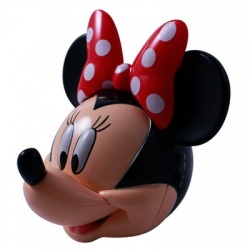 Ginga Bocina Disney Minnie, Alámbrico, 3.5mm, para iPod/iPhone/MP3 