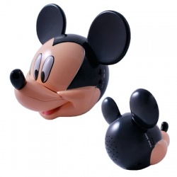 Ginga Mini Bocina Disney Mickey, USB 2.0, Negro 
