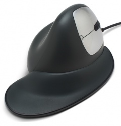 Mouse Goldtouch Óptico KOV-GSV-RM, Alámbrico, USB, 2500DPI, Negro/Plata 