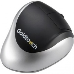 Mouse Goldtouch Óptico KOV-GTM-BTD, Bluetooth, USB, 1000DPI, Negro/Plata 