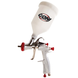 Goni Pistola de Gravedad para Pintar 33000, 120PSI, 1.3mm, 600ml, Blanco 