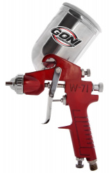 Goni Pistola de Gravedad para Pintar 352, 60PSI, 1.5mm, 400ml, Rojo 