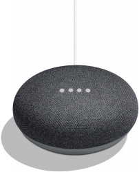 Google Home Mini Asistente de Voz, Inalámbrico, WiFi, Bluetooth, Negro 