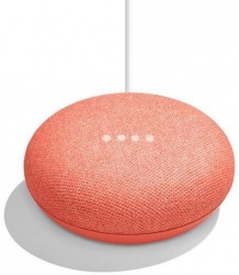 Google Home Mini Asistente de Voz, Inalámbrico, WiFi, Bluetooth, Coral 