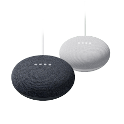 Google Kit Nest Mini Asistente de Voz, Inalámbrico, WiFi, Bluetooth, Negro/Gris 
