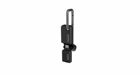 GoPro Lector de Tarjetas MicroSD Portátil Quik Key, MicroUSB, Negro 