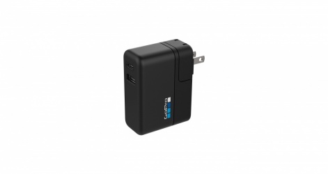 GoPro Cargador Supercharger, USB Tipo C, Negro 