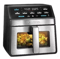 Gourmia Freidora de Aire GAF858, 7.5L, 700W, 200 °C, Plata 