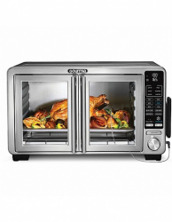 Gourmia Horno Eléctrico/Freidora GTF7698, 1700W, 250 °C máx, Plata 