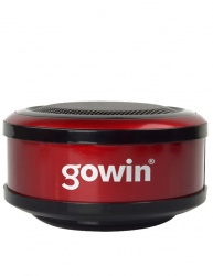 Gowin Bocina Portátil RED-301, Inalámbrico, Negro/Rojo 