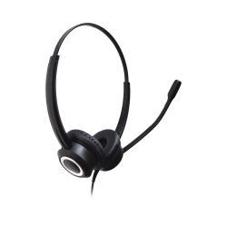 Grandstream Audífonos GUV3000, Alámbrico, 2 Metros, USB, Negro 