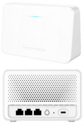 Grandstream Router con Sistema de Red Wi-Fi en Malla GWN7062E, 3 x RJ-45, 3000 Mbit/s WLAN, Doble Banda 2.4/5 GHz, Wi-Fi 6, 3 Antenas Internas de 5 dBi, 1 Pieza 