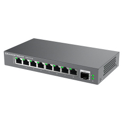 Switch Grandstream Gigabit Ethernet GWN7701M, 8 Puertos 100/1000/2500Mbps + 1 Puerto SFP+, 60 Gbit/s, 4.000 Entradas - No Administrable 