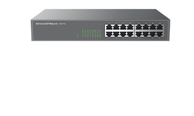 Switch Grandstream Gigabit Ethernet GWN7702, 16 Puertos 10/100/1000Mbps, 32 Gbit/s, 8.000 Entradas - No Administrable 