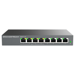 Switch Grandstream GWN7711P, 8 Puertos Gigabit Ethernet 10/100/1000 4 x PoE+ 60W 4 x PoE+ 60W, 16 Gbit/s, 8000 Entradas, Administrado 